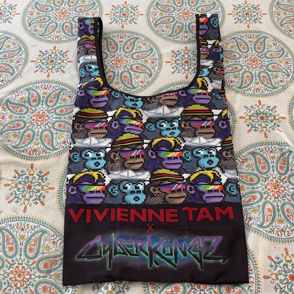 Vivienne Tam x CyberKongz Tote Bag - Multicolor-EUC